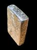 BẬT LỬA ZIPPO BẠC ĐÚC NGUYÊN KHỐI STERLING KHẮC THỦ CÔNG SỦI TAY HOA VĂN KÍN 5 MẶT SẢN XUẤT NĂM 2001 - ZBU58