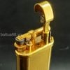 Bật Lửa Dunhill Bọc Vàng Vân Xéo Cơ Chế Đầu Búa DH88