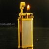 Bật Lửa Dunhill Bọc Vàng Vân Xéo Cơ Chế Đầu Búa DH88