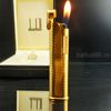 Bật Lửa Dunhill Bọc Vàng Ovan Vân Xéo Lửa Xéo DH93