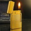 Bật Lửa Dupont Bọc Vàng Vân Sọc 2 Lỗ Phom Cao DP91