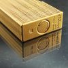 Bật Lửa Dupont Bọc Vàng Vân Sóng Ngang 1 Lỗ Phom Cao DP98