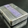 Bật Lửa Zippo Used Armor Vân Kim Cương Men Tím Vân Đá Rất Hiếm năm 2004 ZQHU12