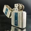 Bật Lửa Zippo Used Armor Vân Sóng Men Xanh Vân Đá Rất Hiếm năm 2005 ZQHU13