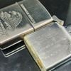 Bật Lửa Zippo Used Chủ Đề Đầu Đại Bàng USA Đắp Nổi Cực Hiếm Đời VII La Mã Năm 1991 QHU14