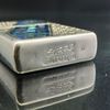 Bật Lửa Zippo Used Khảm Cừ 2 Mặt Mạ Bạc Rất Hiếm Đời VII La Mã Năm 1991 ZQHU9