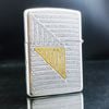 Bật Lửa Zippo Used Họa Tiết Thổ Cẩm Đắp Nổi Bạc Vàng Rất Hiếm Đời V La Mã Năm 1989 ZQHU7