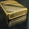 Bật Lửa Zippo Mạ Vàng Gold Plated Cổ Vân Xéo Đời 1 Vạch Sắc Năm 1981 ZQH45