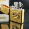 Bật Lửa Zippo Gold Plated Rồng Giữ Ngọc Đính Xoàn Bản Giới Hạn 1000 Chiếc Toàn Thế Giới, Limited Đuôi 79 ( THẦN TÀI ) đời XII La Mã năm 1996 ZL302