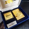 Bật Lửa Zippo Gold Plated Rồng Giữ Ngọc Đính Xoàn Bản Giới Hạn 1000 Chiếc Toàn Thế Giới, Limited Đuôi 79 ( THẦN TÀI ) đời XII La Mã năm 1996 ZL302