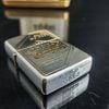 Bật Lửa Zippo Mạ Bạc Đắp Nổi Vàng Bản Giới Hạn 500 Chiếc Toàn Thế Giới đời IX La Mã năm 1993 ZL292