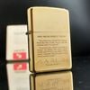 Bật Lửa Zippo Chu Niên 1932 - 1984 Slolid Brass Bức Thư Ông Tổ CỰC HIẾM năm 1984 ZQH42