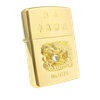 Bật Lửa Zippo Gold Plated Rồng Giữ Ngọc Đính Xoàn Bản Giới Hạn 1000 Chiếc Toàn Thế Giới, Limited Đuôi 79 ( THẦN TÀI ) đời XII La Mã năm 1996 ZL302