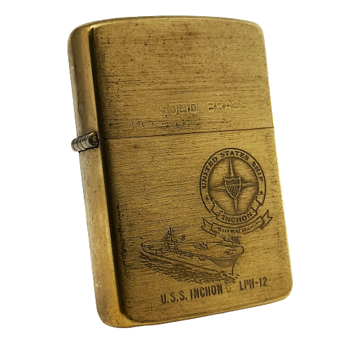 Bật Lửa Zippo Chu Niên Solid Brass Tầu Chiến 1932 - 1986 ZQH55