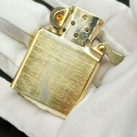 Bật Lửa Zippo 10K GF Gold Filled Bọc Vàng 10K Đời 1970s Cực Hiếm Giá Trị Sưu Tầm Cực Cao ZQHU47