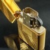 Bật Lửa Zippo Mạ Vàng Gold Plated Đời 2 Vạch Sắc Năm 1980 Rất Hiếm ZQH52