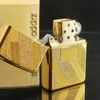 Bật Lửa Zippo Mạ Vàng Gold Plated Đời 2 Vạch Sắc Năm 1980 Rất Hiếm ZQH52