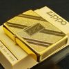 Bật Lửa Zippo Mạ Vàng Gold Plated Đời 2 Vạch Sắc Năm 1980 Rất Hiếm ZQH52
