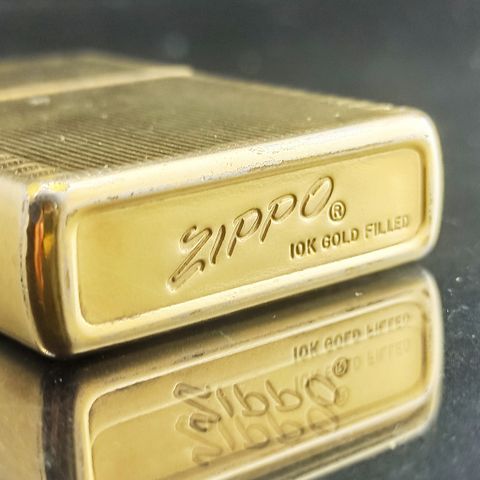 Bật Lửa Zippo 10K GF Gold Filled Bọc Vàng 10K Đời 1970s Cực Hiếm Giá Trị Sưu Tầm Cực Cao ZQHU56