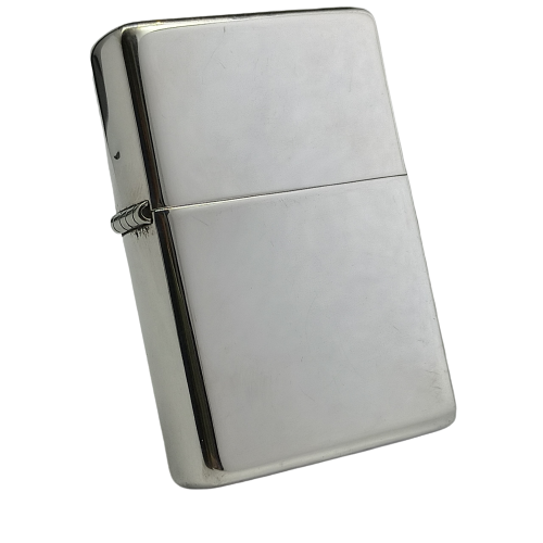 BẬT LỬA ZIPPO BẠC ĐÚC NGUYÊN KHỐI STERLING BẢN VINTAGE KHÔNG CHẶT GÓC NĂM 1995 ZBU61