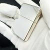 BẬT LỬA ZIPPO BẠC ĐÚC NGUYÊN KHỐI STERLING BẢN VINTAGE CHẶT GÓC NĂM 1995 ZBU62