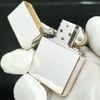 BẬT LỬA ZIPPO BẠC ĐÚC NGUYÊN KHỐI STERLING BẢN VINTAGE KHÔNG CHẶT GÓC NĂM 1997 ZBU63