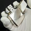 BẬT LỬA ZIPPO BẠC ĐÚC NGUYÊN KHỐI STERLING BẢN VINTAGE KHÔNG CHẶT GÓC NĂM 1995 ZBU61