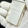 BẬT LỬA ZIPPO BẠC ĐÚC NGUYÊN KHỐI STERLING HOA VĂN NỔI BẢN LIMITED HIẾM GẶP NĂM 1994 ZBU68