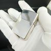 BẬT LỬA ZIPPO BẠC ĐÚC NGUYÊN KHỐI STERLING CHỮ XÉO CỔ HIẾM NĂM 1991 ZBU65