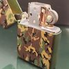 Bật Lửa Zippo Camo rằn ri quân đội đời 6 vạch huyền năm 1984 bản đầu tiên dòng Camo cực hiếm ZC94