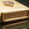 Bật Lửa Anson USA Bọc Vàng 12K GF Gold Filled Emblem Vàng Nguyên Khối sản xuất thập niên 50 Cực Hiếm, Giá Trị Sưu Tầm Rất Cao ZQH56