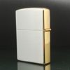 BẬT LỬA ZIPPO MẠ BẠC DEMI VÀNG LOGO ZIPPO BÔNG LÚA NĂM 2002 ZN133
