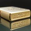 BẬT LỬA ZIPPO MẠ BẠC DEMI VÀNG LOGO ZIPPO BÔNG LÚA NĂM 2002 ZN133