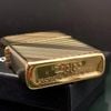 BẬT LỬA ZIPPO MẠ VÀNG GOLD PLATED VÂN CHÉO ĐỜI VIII LA MÃ NĂM 1992 ZL316