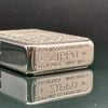 BẬT LỬA ZIPPO REPLICA 1935 MẠ BẠC HOA VĂN HAI MẶT NĂM 2018 Z287