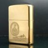 BẬT LỬA ZIPPO BRASS ĐỒNG NGUYÊN KHỐI CHỦ ĐỀ TẦU CHIẾN ĐỜI XII LA MÃ NĂM 1996 ZL318