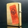 BẬT LỬA ZIPPO BRASS ĐỒNG NGUYÊN KHỐI CHỦ ĐỀ TẦU CHIẾN ĐỜI XII LA MÃ NĂM 1996 ZL318