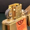 BẬT LỬA ZIPPO BRASS ĐỒNG NGUYÊN KHỐI CHỦ ĐỀ TẦU CHIẾN ĐỜI XII LA MÃ NĂM 1996 ZL318
