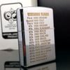 Bật Lửa Zippo Wold Cup Bản Limited Mạ Bạc Đắp Nổi Vàng 2 Mặt Năm 2005 ZN136