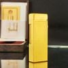 Bật Lửa Dunhill Bọc Vàng Vân Kim Cương Đầu Trơn Bóng Bản Lề Tròn DH100
