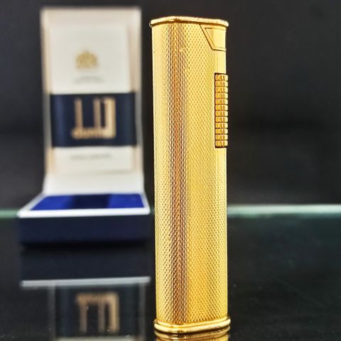 Bật Lửa Dunhill Bọc Vàng Lửa Xéo Hút Tẩu DH99