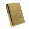 Bật Lửa Zippo Đồng Khối Mạ Vàng Chủ Đề Hawaii Năm 1991 đời XIII La Mã Gold Plated  ZL374