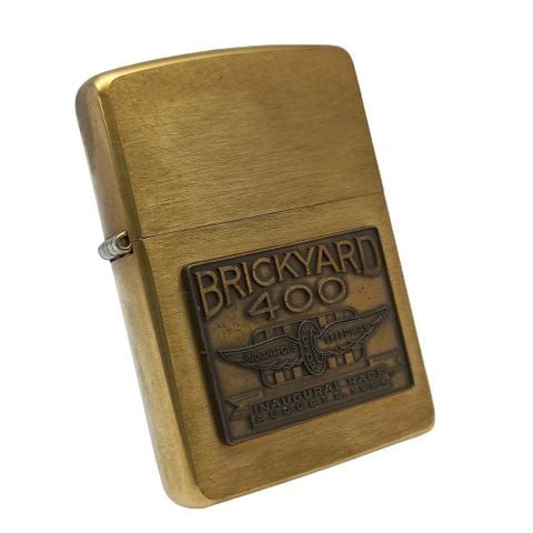 Bật Lửa Zippo Đồng Khối Emblem Đường Đua Brickyard 400 Năm 1994 Đời X La Mã  ZL336