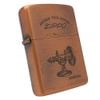 Bật Lửa Zippo Đồng Khối Mạ Copper Đồng Đỏ Năm 1987 Đời III La Mã  ZL347