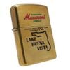 Bật Lửa Zippo Đồng Khối Brass Sơn Hấp Nhiệt Năm 1995 đời XI La Mã  ZL348
