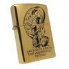 Bật Lửa Zippo Đồng Khối Mạ Vàng Chủ Đề Học Viện Âm Nhạc Năm 1996 đời XII La Mã Gold Plated  ZL370