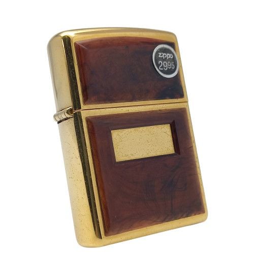 Bật Lửa Zippo Đồng Khối Mạ Vàng Năm 1998 đời XIV La Mã Gold Plated  ZL369