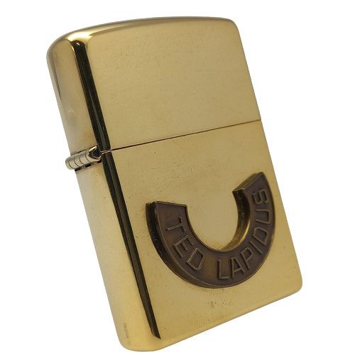 Bật Lửa Zippo Đồng Khối Mạ Vàng Chủ Đề Hãng Nước Hoa  Năm 1996 Đời XII La Mã Gold Plated  ZL337