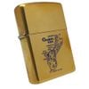 Bật Lửa Zippo Đồng Khối Brass Sơn Hấp Nhiệt Năm 1998 đời XIV La Mã  ZL351