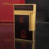 D173 - Bật Lửa Dupont Men Đen Vân Pháp Hoa